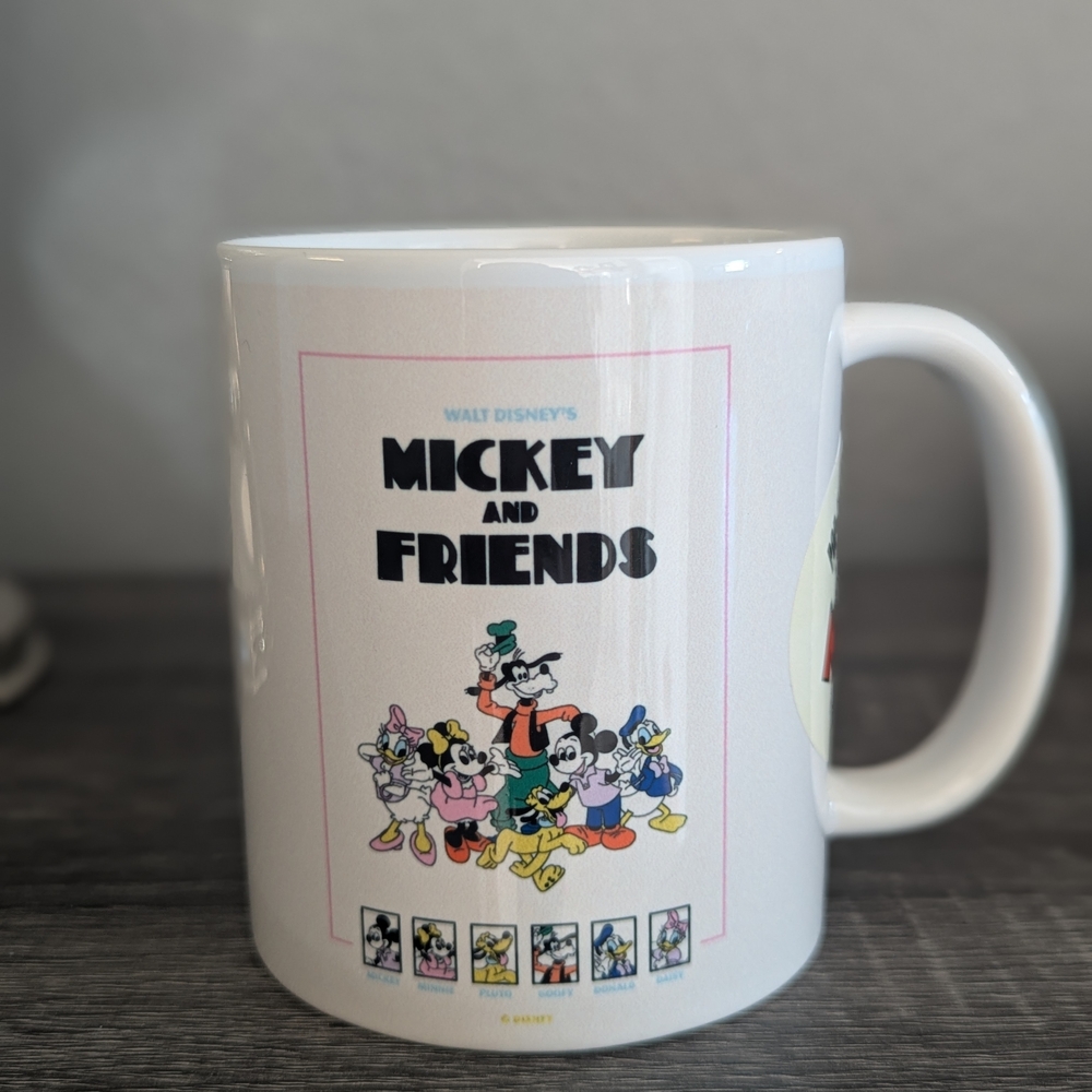 Society6 Mickey and Friends White Mug